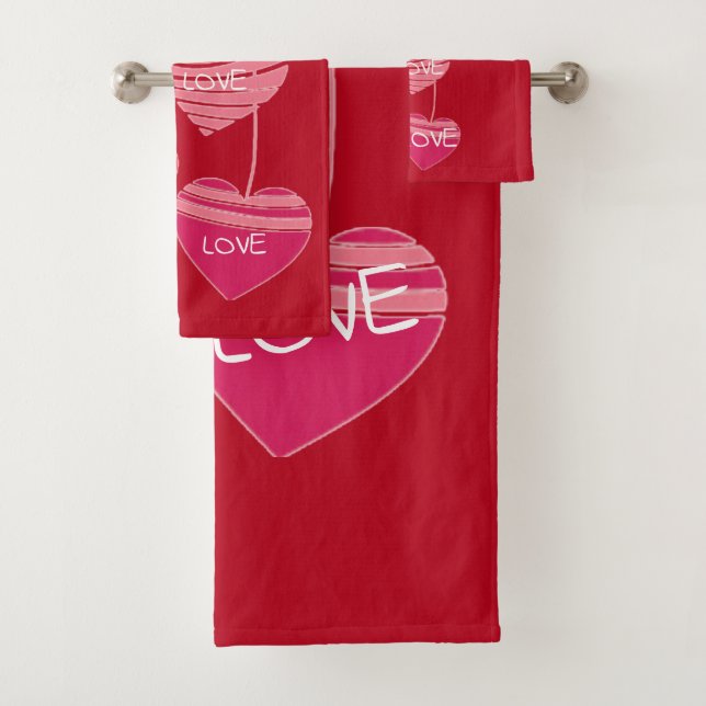 Loving You Gift Collection Bath Towel Set (Insitu)