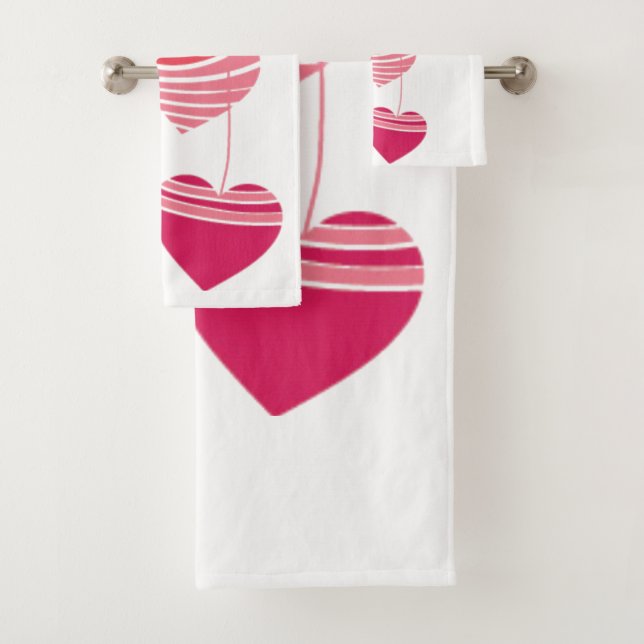 Loving You Gifts Collection Bath Towel Set (Insitu)