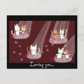 Loving you... postcard