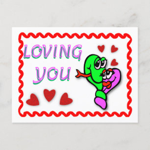 Loving You  Postcard