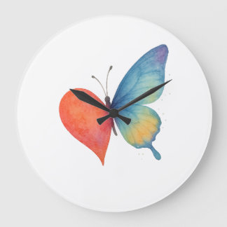 Loving Yourself Through Change Large Clock