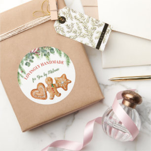 Lovingely handmade gingerbread favour tags