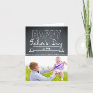 Lovingly Drawn Fathers Day Photo Card