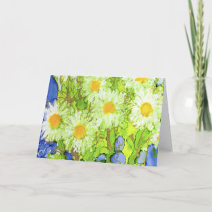 Lovitude Blank Card Happy Daisies