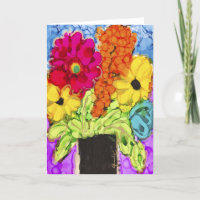 Lovitude Blank Card "Positive Vibes"