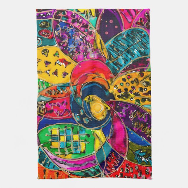 Lovitude Dish Towel Kaleidoscope (Vertical)