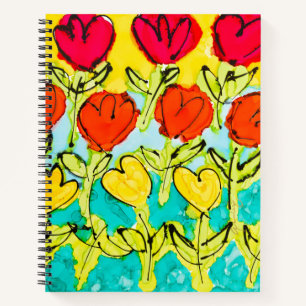 Lovitude Journal Comprend Des Tulipes