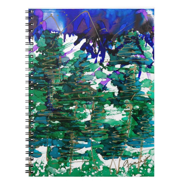 Lovitude Journal "Watching Trees Sleep" (Front)