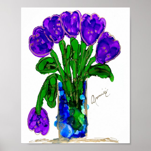 Lovitude Poster Je suis magnifique par Anne Pryor (Devant)