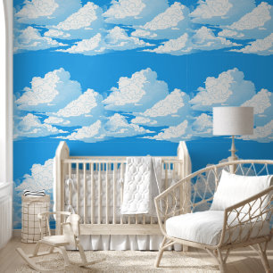 Lovley Sky Clouds - Seamless Pattern 1 Wallpaper