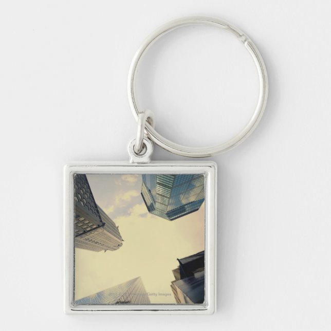 Low angle of the Chrysler Building Keychain (Front)