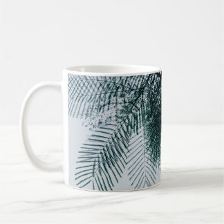 Low-angle photo of green tree coffee mug