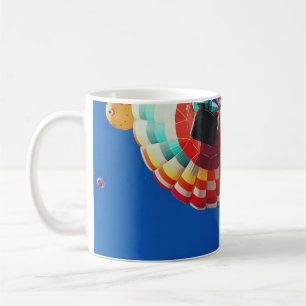 Low angle photography of balloons coffee mug