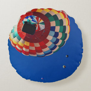 Low angle photography of balloons round pillow