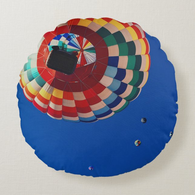 Low angle photography of balloons round pillow (Front)