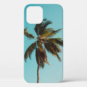 Low angle photography of coconut tree iPhone 12 case