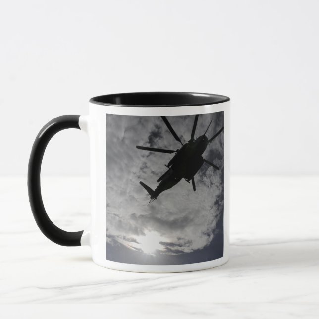 Low angle view of a CH-53E Mug (Left)