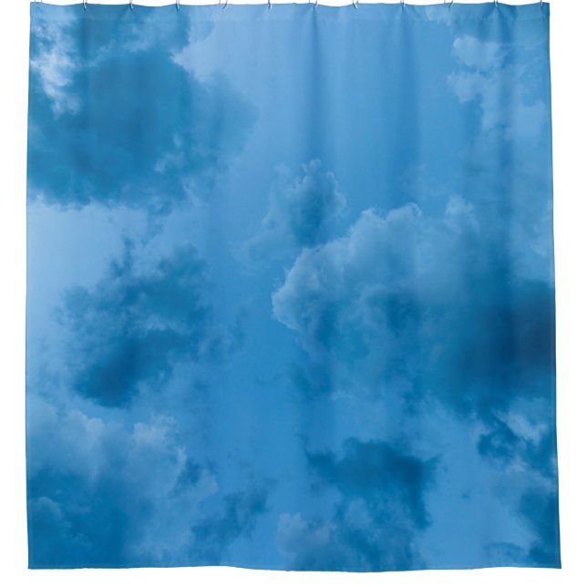 Low angle view of blue clouds (Front)