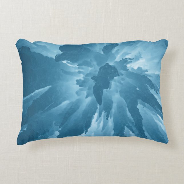 Low angle view of stalactites accent pillow (Front)