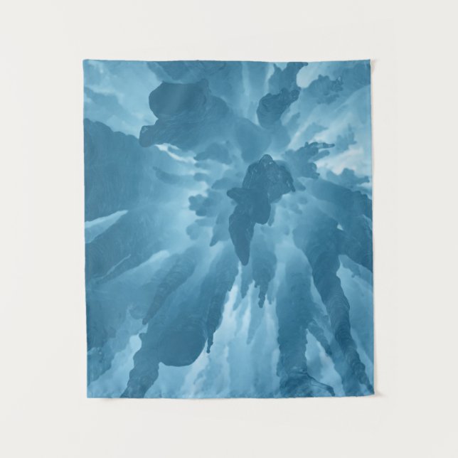 Low angle view of stalactites tapestry (Front)