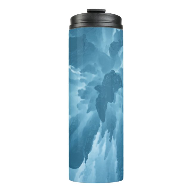 Low angle view of stalactites thermal tumbler (Front)