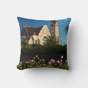 Low Angle View Of The Christ Church Throw Pillow