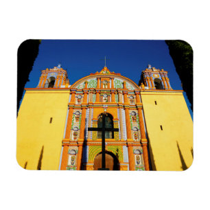 Low Angle View Of Yellow Ornate Church Magnet
