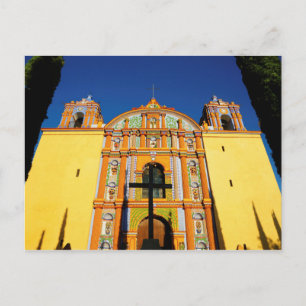Low Angle View Of Yellow Ornate Church Postcard