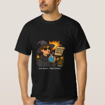“Low Armour. High Drama.” Funny Mage RPG T-Shirt