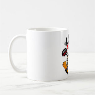 Low Battery Need Coffee – Funny Sleepy Duck Design Mug