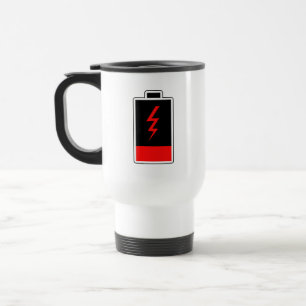 Low Battery Travel Mug