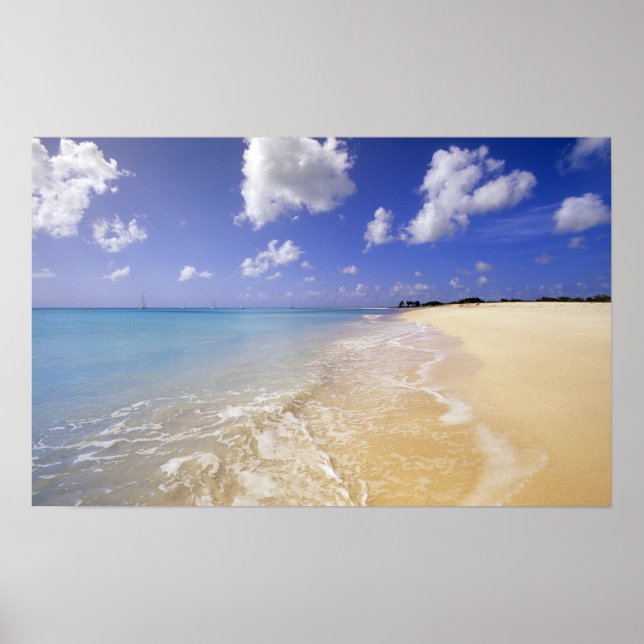 Low Bay Beach, Barbuda, Antigua Poster (Front)