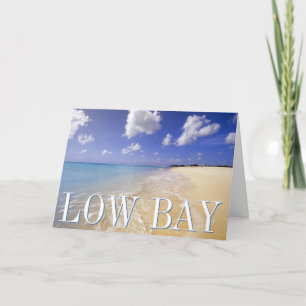 Low Bay Beach, Barbuda, Antigua   Thank You Card