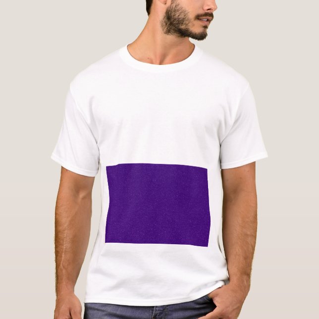 Low-Centre Purple Noise Graphic Tee – Customizable (Front)
