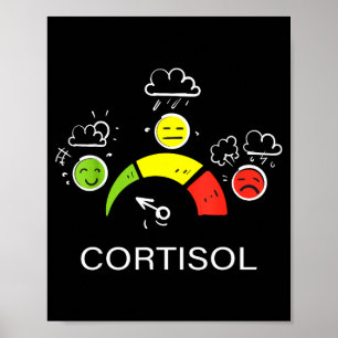Low cortisol levels v meme Low cortisol levels v m Poster