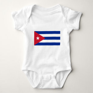 Low Cost! Cuba Flag Baby Bodysuit