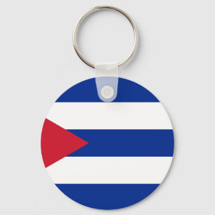 Low Cost! Cuba Flag Keychain