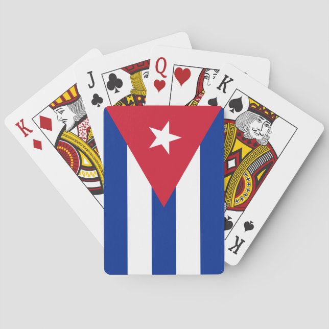 Low Cost! Cuba Flag Playing Cards (Back)