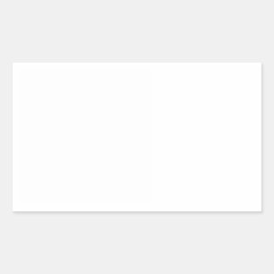 Low Cost Customizable Plain Stickers (Rectangular)