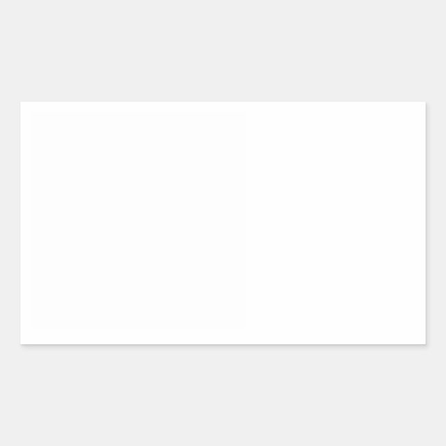 Low Cost Customizable Plain Stickers (Rectangular) (Front)