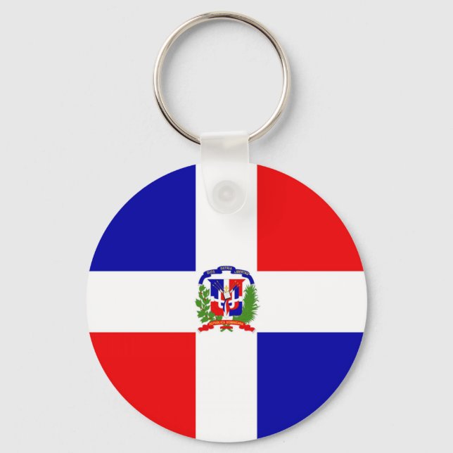 Low Cost! Dominican Republic Keychain (Front)