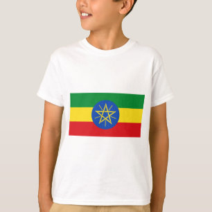Low Cost! Ethiopia Flag T-Shirt