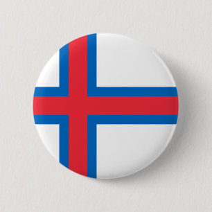 Low Cost! Faroe Islands Flag 2 Inch Round Button