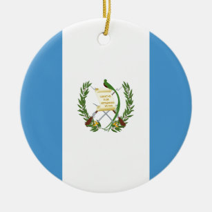 Low Cost! Guatemala Flag Ceramic Ornament
