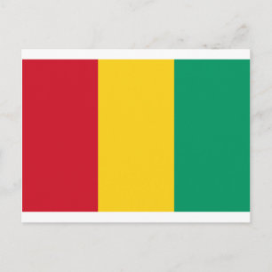 Low Cost! Guinea Flag Postcard