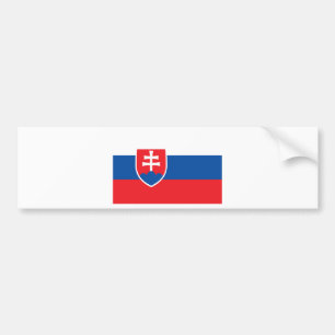 Low Cost! Slovakia Flag Bumper Sticker