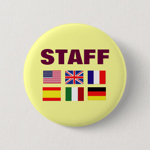 Low Cost Staff Badges in Bulk For Festivals Events 2 Inch Round Button