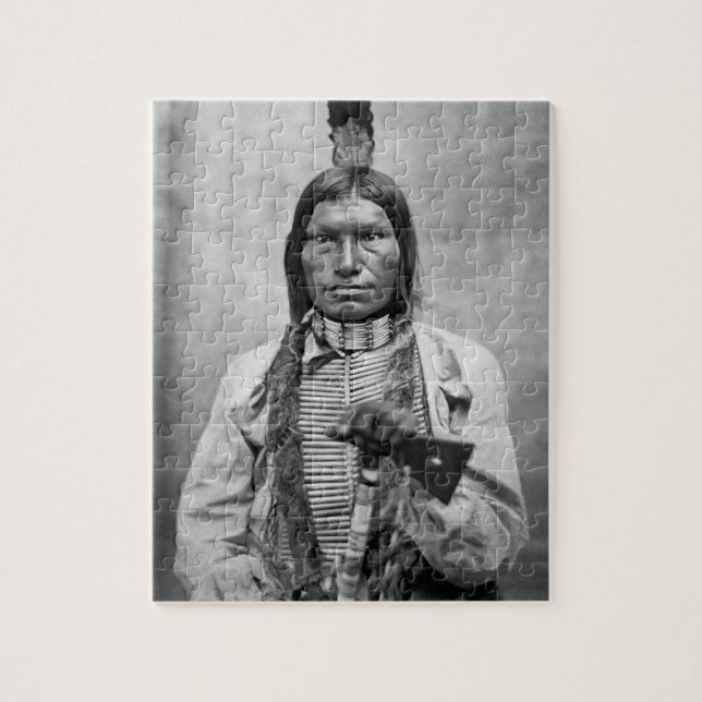 Low Dog - Native American vintage photo Jigsaw Puzzle (Vertical)