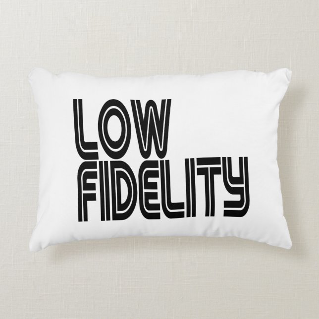 Low Fidelity Accent Pillow (Front)