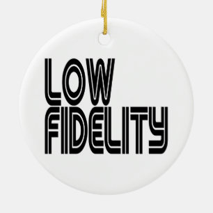 Low Fidelity Ceramic Ornament